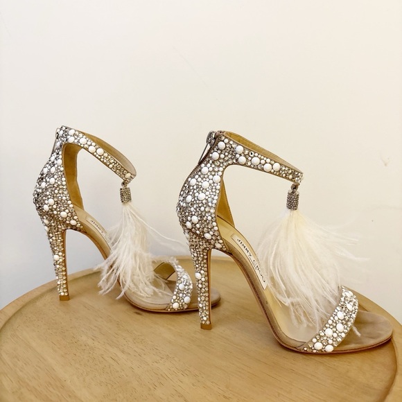 Jimmy Choo Viola 110 Crystal Heels - Picture 7 of 10